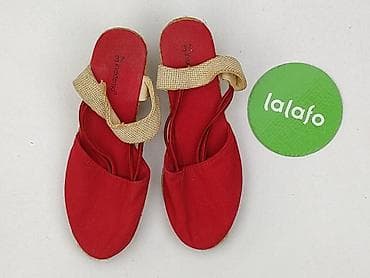 marant: Czerwone espadryle damskie In Extenso - Rozmiar: 37 (oznaczenie na — 2