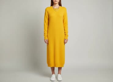 shein zolta sukienka: Even&Odd, Sukienka damska, rozmiar S — 6