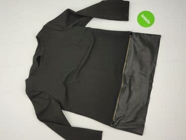 czarne bluzki krótki rękaw obcisła: Women's blouse, size XL (EU 42) — 2