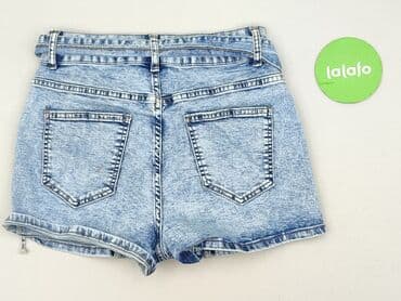 koszula z paskiem w talii: Szorty damskie, M — 4