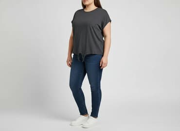 koszulki damskie 4xl: Papaya, T-shirt damski, rozmiar 4XL — 1