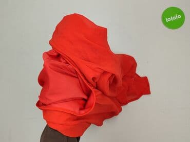 czerwona bluzka z dekoltem v: Туніка жіноча, розмір S — 6