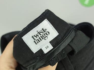spodnie wrangler czarne: Twist & Tango, Spodnie materiałowe damskie, rozmiar XS — 5
