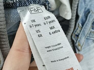 джинси h: Shorts, F&F, 7 years, 122, condition - Very good — 5