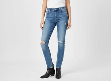 h m uzywane ubrania: H&M, Jeansy damskie, rozmiar XS — 7