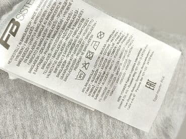 zara koszulka z prązkowanej dzianiny: FB Sister, T-shirt damski, S — 5