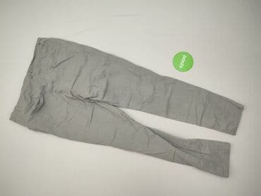 szare szerokie jeansy: Bpc bonprix collection, Spodnie materiałowe damskie, rozmiar 3XL — 3