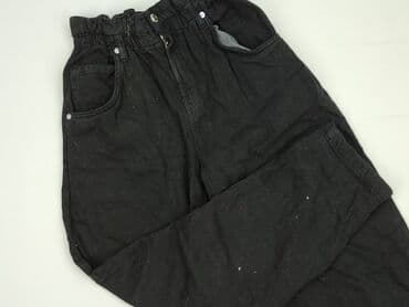 jeansy damskie podarte: Bershka, Women`s trousers, size XS (EU 34) — 1