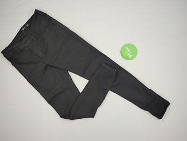 czarne cargo pull and bear: Sinsay, Jeans for women, size L — 2