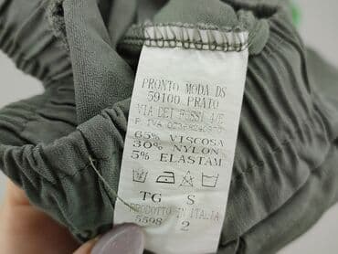 spodnie moro dresowe: Women`s trousers, size S (EU 36) — 4