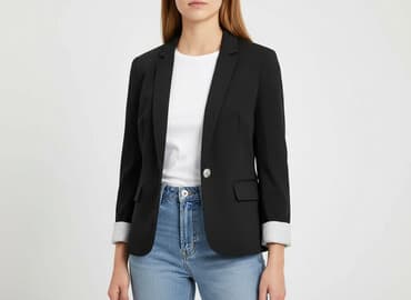 kurtka puchowa damska z kapturem reserved: Reserved, Marynarka damska, rozmiar S — 8