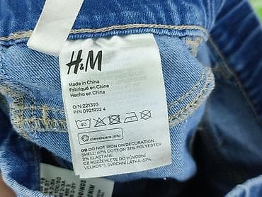 spodniczki hm: Spodnie jeansowe, H&M, 2-3 lat, 98, stan - Bardzo dobry — 5