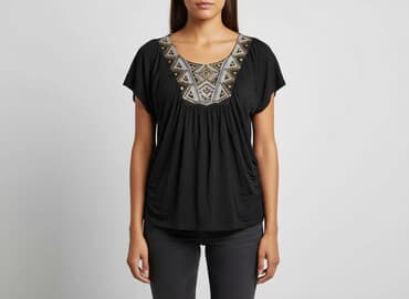 marynarka damska w jodełkę: Yessica, Bluzka damska, rozmiar L — 7