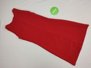 czerwona sukienki midi: Sukienka damska, rozmiar M — 4