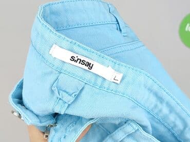 sinsay biale koszulki: Szorty damskie, L — 4