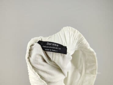 białe cargo bershka: Spodnie cargo damskie, rozmiar L — 4