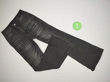 patchworkowe spodnie: Jeansy damskie, rozmiar L — 2