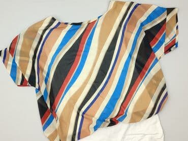 biała marynarka w paski: Bluzka damska, One size — 1