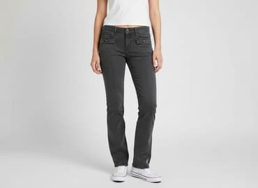 alexander wang spodnie: H&M Divided, Jeansy damskie, rozmiar S — 8