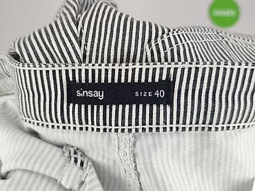 sinsay boho: Sinsay, Spodnie materiałowe damskie, rozmiar L — 4