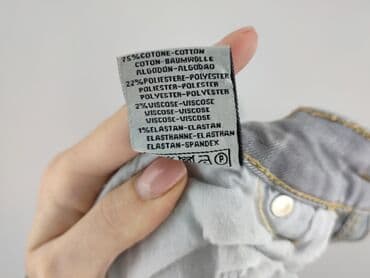 balenciaga dziurawe spodnie: Denim, Jeansy damskie, rozmiar S — 5