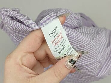 sukienka w geometryczne wzory h: Shirt 2-3 years, condition - Very good, pattern - Cell, color - Purple — 6
