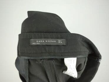 zara spodnie czarne z wysokim stanem: Zara, Spodnie materiałowe damskie, rozmiar M — 6