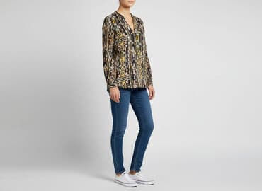 hm bluzki z krótkim rękawem: H&M, Bluzka damska, rozmiar S — 6
