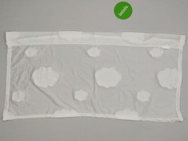 zasłona: Biała osłona/siatka dekoracyjna z motywem chmurek - Materiał: 100% — 3