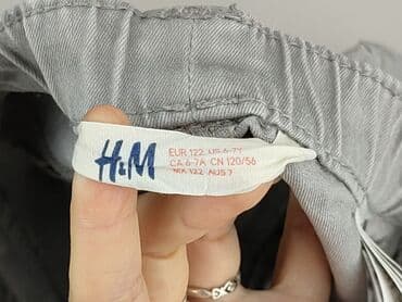 czarne rajstopy do beżowej sukienki: Spodnie jeansowe, H&M, 7 lat, 116/122, stan - Bardzo dobry — 4