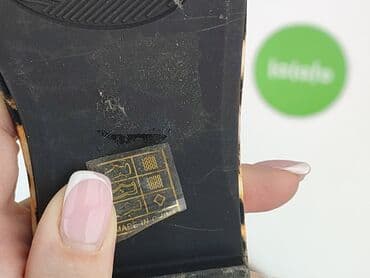 czarne sandały płaskie ccc: Klapki damskie, 37 — 6