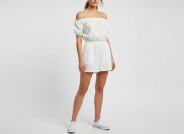 sukienki z gumką pod biustem: Sukienka damska, rozmiar S — 1