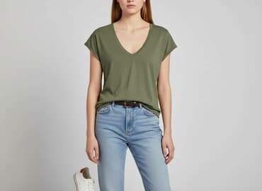 t shirt zara paris: Zara, Women`s T-shirt, size S — 6