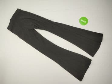 brązowe szerokie spodnie bershka: Bershka, Spodnie materiałowe damskie, rozmiar XS — 4