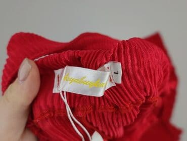 spodnie tiulowe: Spodnie materiałowe damskie, rozmiar L — 4