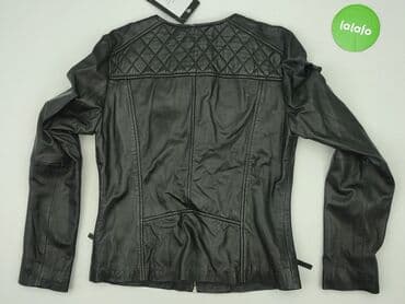 kurtka zimowa z kożuszkiem: Apanage, Kurtka skórzana damska, rozmiar M — 3