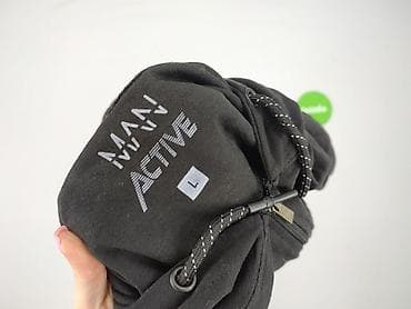 m pl l: Męska bezrękawnik/kamizelka z kapturem MAN Active - Kolor: czarny - — 5