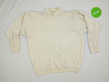 chabrowy sweter: Golf damski, rozmiar 3XL — 2