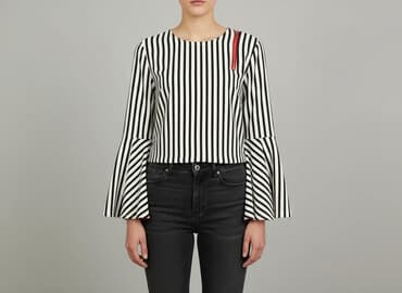 bluzka w paski pepco: Bluzka damska, rozmiar S — 5