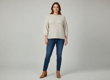 nylon sweter: Sweter damski, rozmiar 2XL — 5