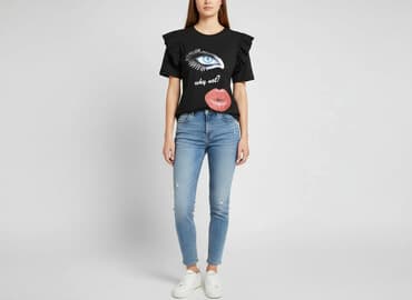 t shirt damski miu miu: T-shirt damski, rozmiar S — 1