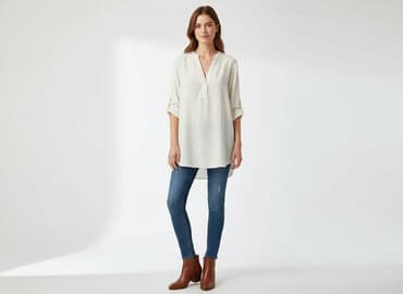 h m tunika: River Island, Tunika damska, rozmiar M — 6