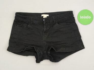 hm krótkie spodenki czarne: H&M, Szorty damskie, rozmiar S — 2