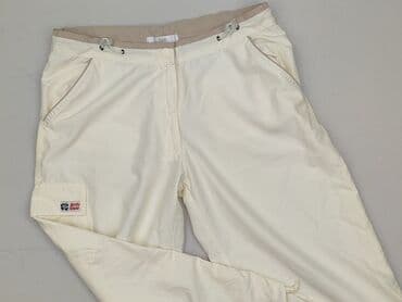 Women: Material trousers for women, size XL (EU 42) — 1