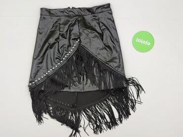 czarne spódniczka z łańcuchem: Spódnica damska, M — 2