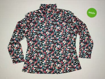 koszula w geometryczne wzory: Shein, Bluzka damska, rozmiar 4XL — 2