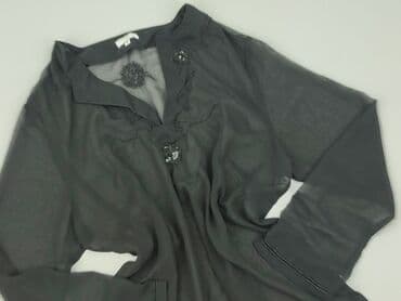 srebrne sukienki na imprezę: Bluzka damska, rozmiar 3XL — 1