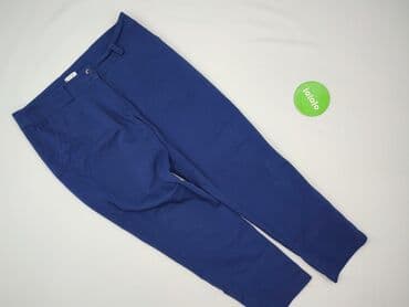 cargo jeans: Eva, Spodnie materiałowe damskie, rozmiar 3XL — 2