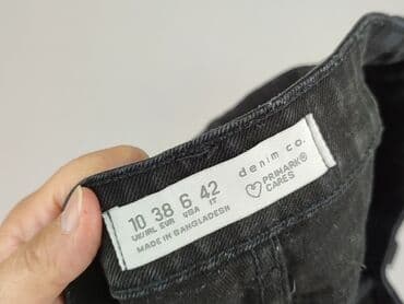 spodenki jeansowe z wysokim stanem pull and bear: Primark, Szorty damskie, rozmiar M — 4