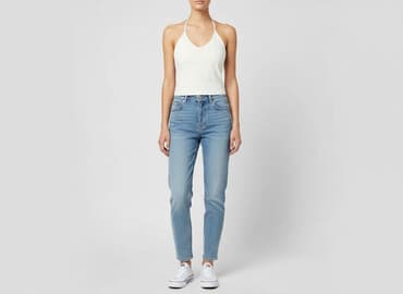 biale buty skarpetkowe: Top damski, rozmiar XS — 5